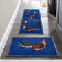 My Mat Nylon Indoor Pattern My Pheasant Blue