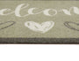 My Mat Nylon Indoor Pattern My Welcome Hearts Sage