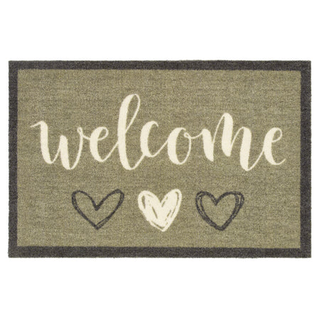 MadeNorth Nylon Welcome Hearts Sage