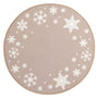 Floormatters Natural Snowflake Christmas Tree Mat
