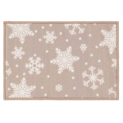 Floormatters Natural Snowflake Mat & Runner Set