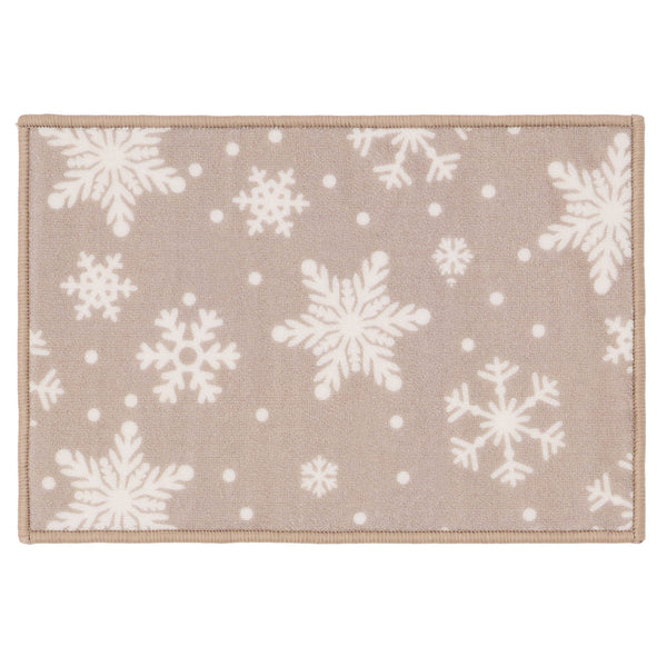 Floormatters Natural Snowflake Mat & Runner Set