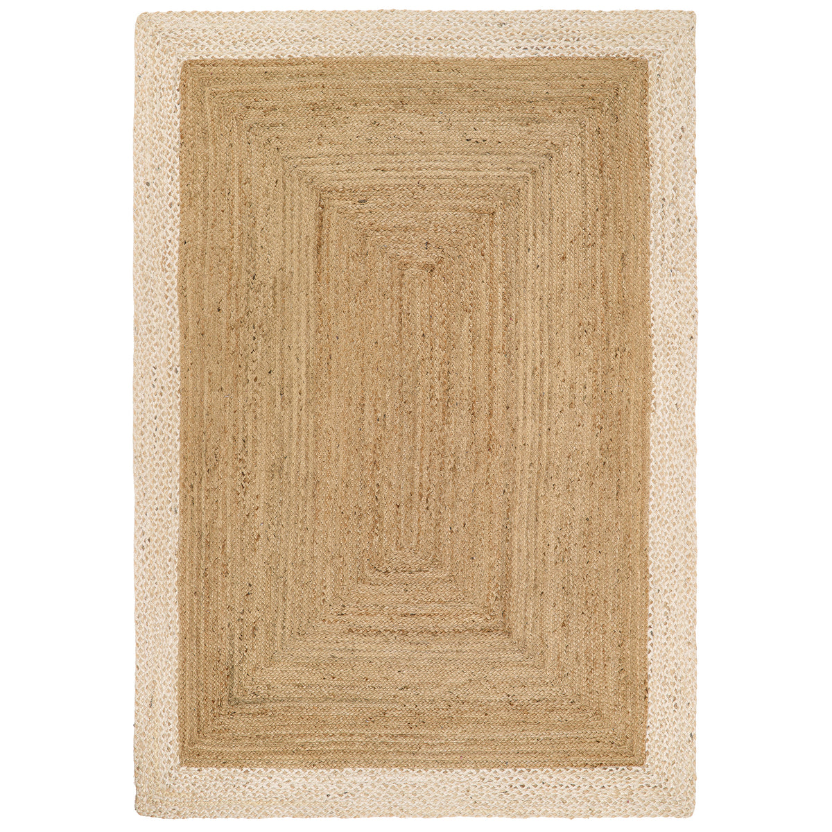 Origins Jute Border Natural White