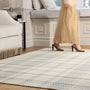 Hug Rug Eco-Washable Isla Plaid Natural