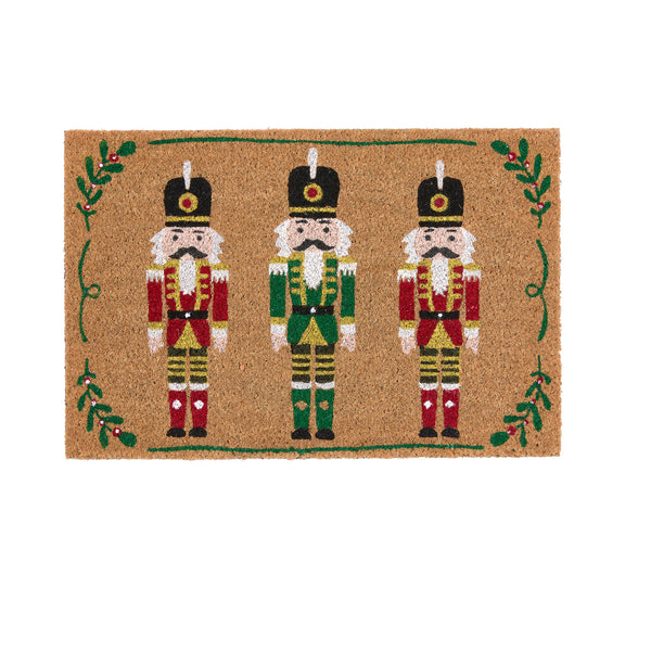 My Mat Printed Coir Christmas Nutcracker