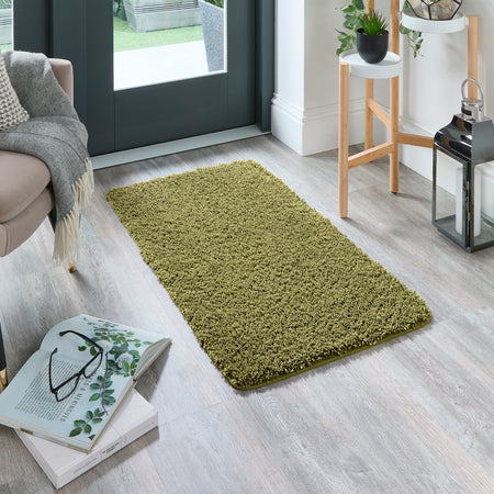 MadeNorth Shaggy Olive Rug
