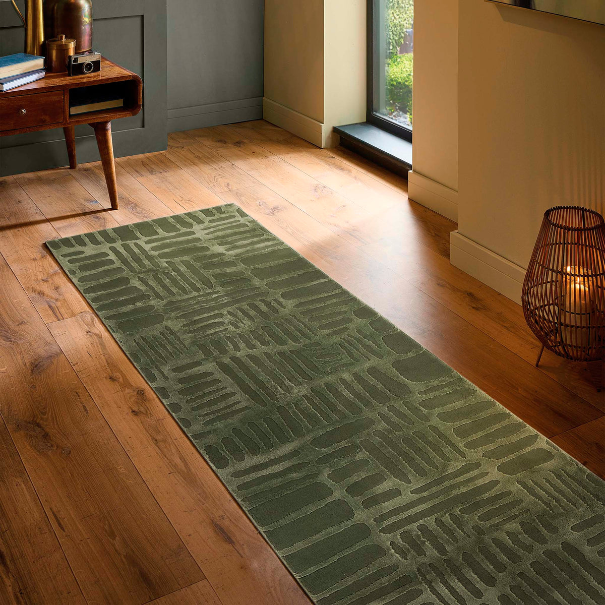 Pathways Rug Origins Pathway Green Rug - Phoenox Textiles