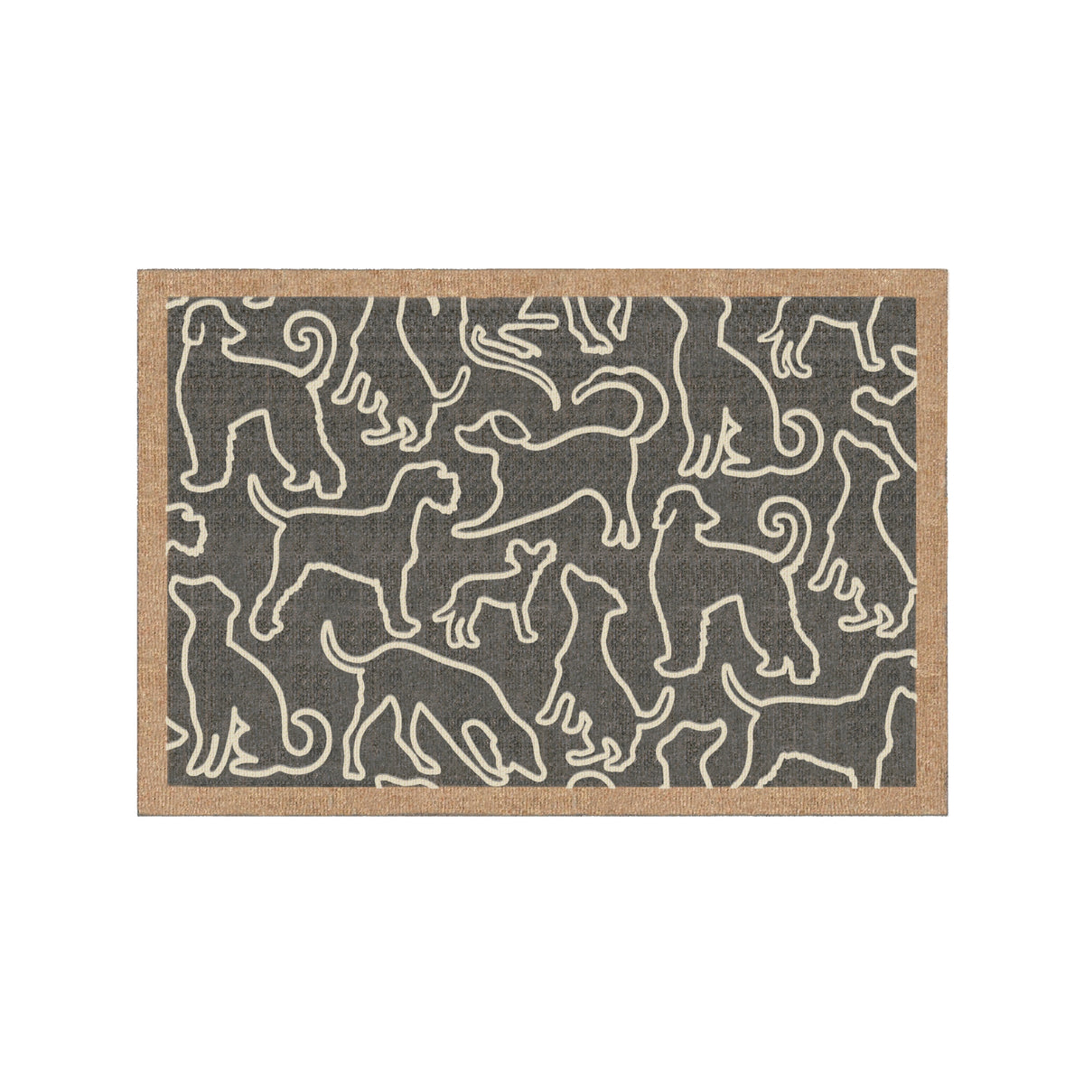 Howler & Scratch Patterned Outlined Dogs