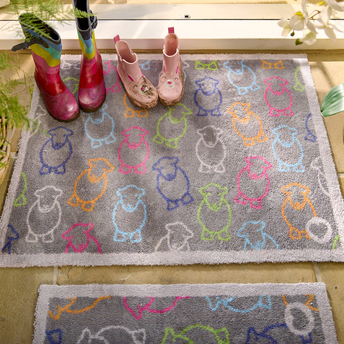 Hug Rug Outline Herdy