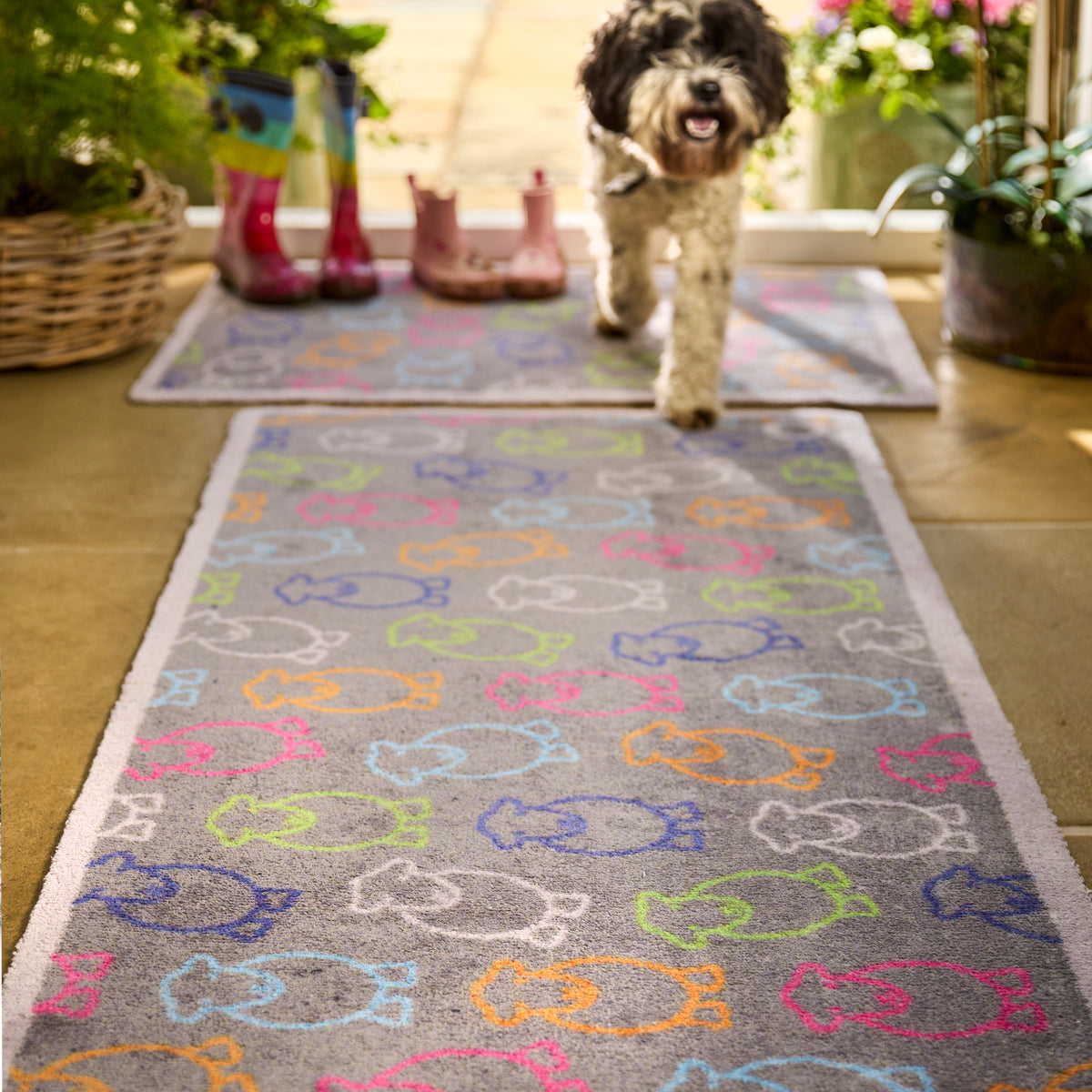 Hug Rug Outline Herdy