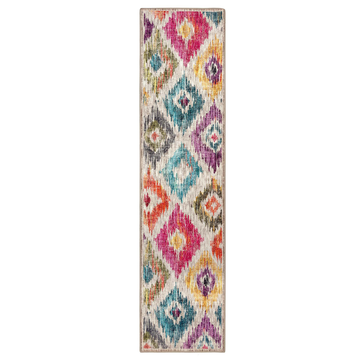 Hug Rug Eco-Washable Painted Ikat