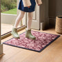 Hug Rug Paisley Floral Burgandy