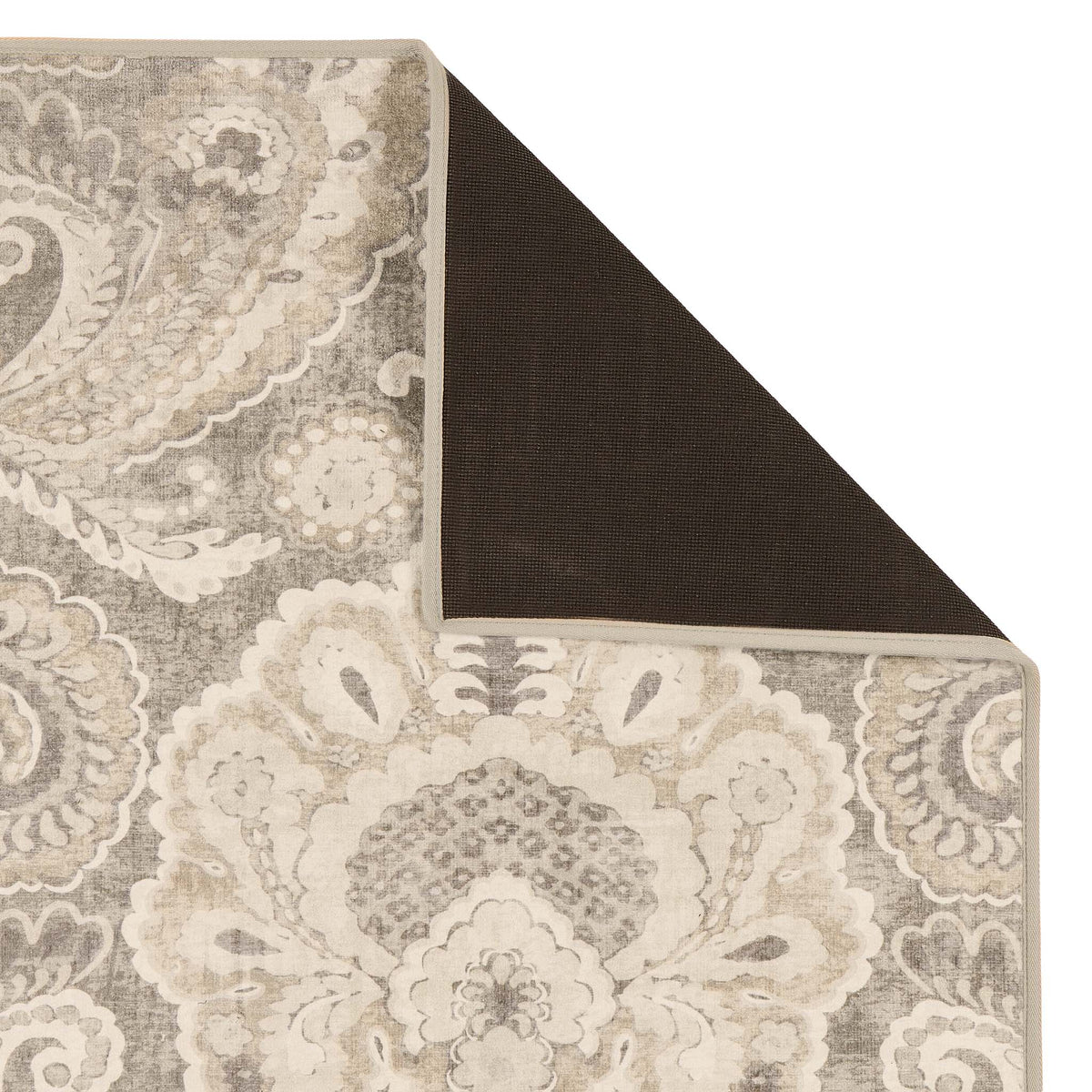 Hug Rug X Graham & Brown Paisley Tapestry Linen Eco-Washable