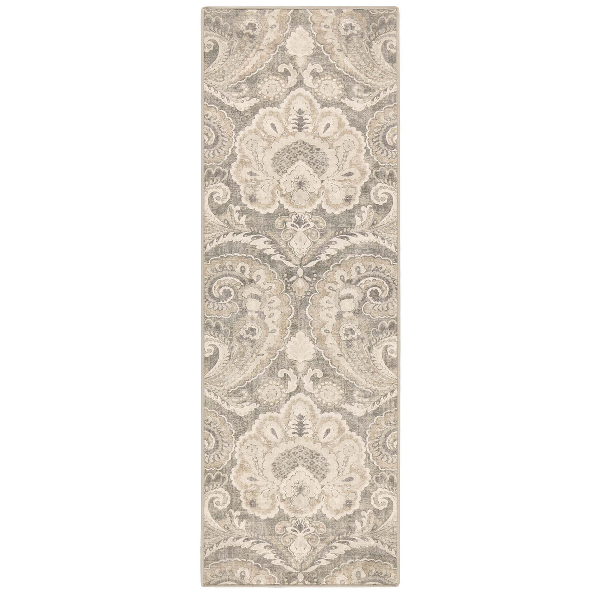 Hug Rug X Graham & Brown Paisley Tapestry Linen Eco-Washable