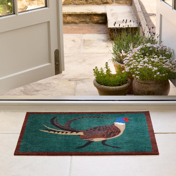 My Mat Nylon Indoor Pattern Pheasant Green