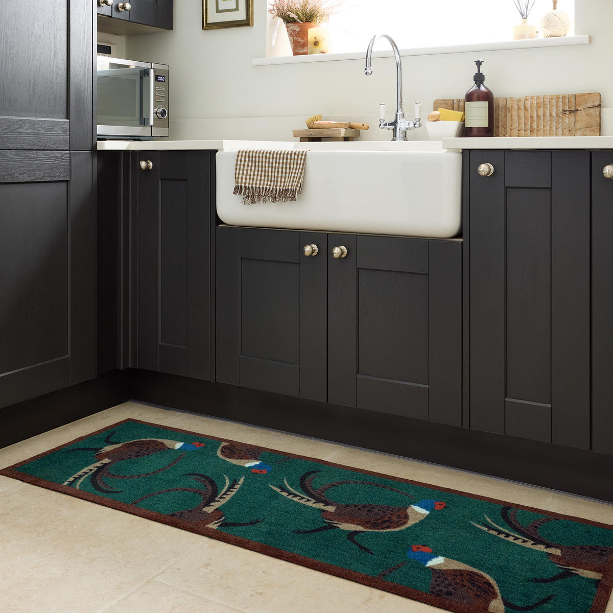 My Mat Nylon Indoor Pattern Pheasant Green