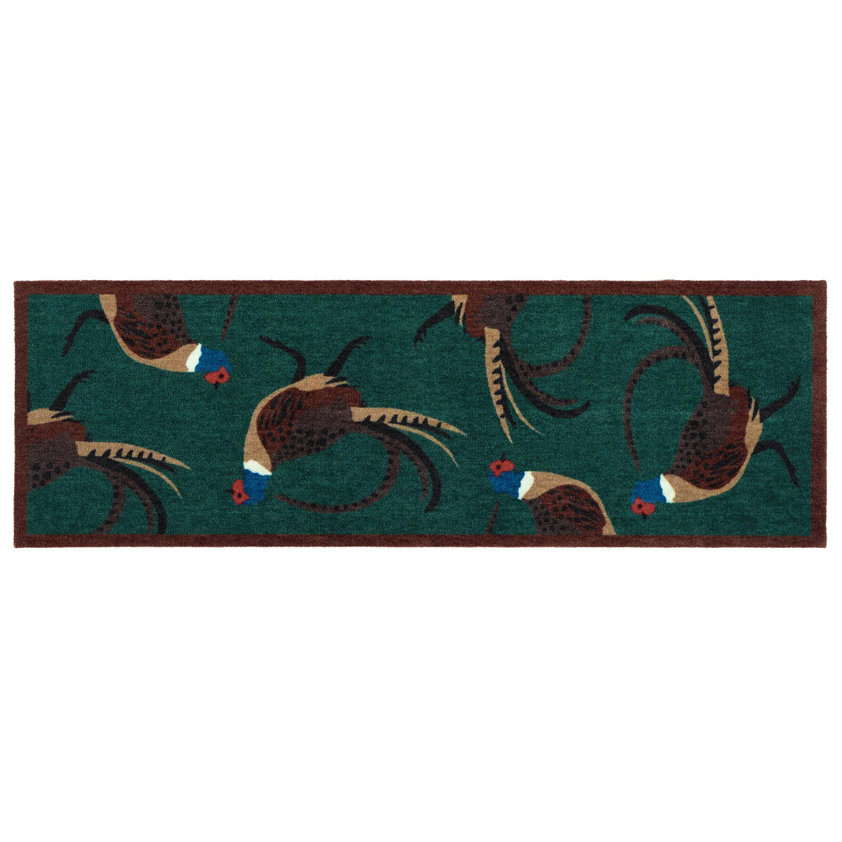 My Mat Nylon Indoor Pattern Pheasant Green