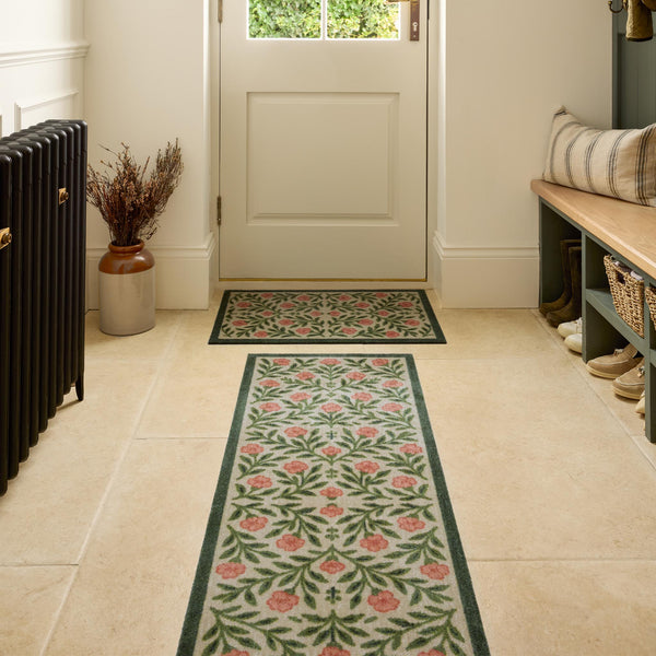 My Mat Nylon Indoor Pattern Pink Botanical