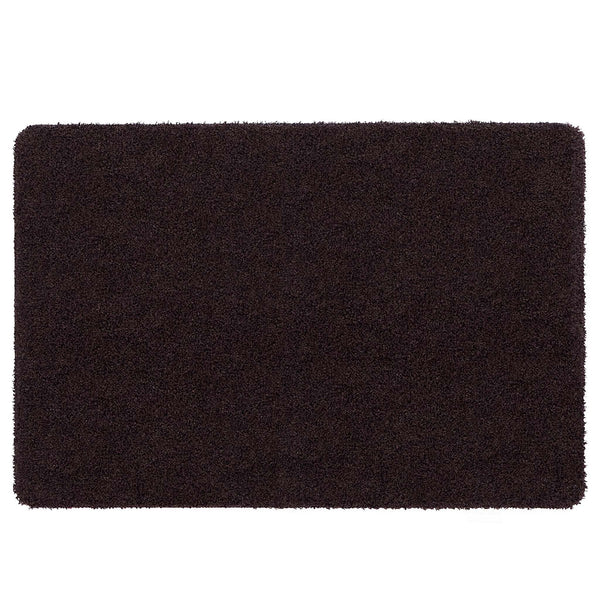 Plain Fleck Expresso Brown Doormat- 100% reycled content doormat in a dark brown.