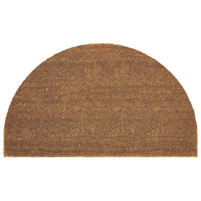 My Mat Plain Coir Half Moon