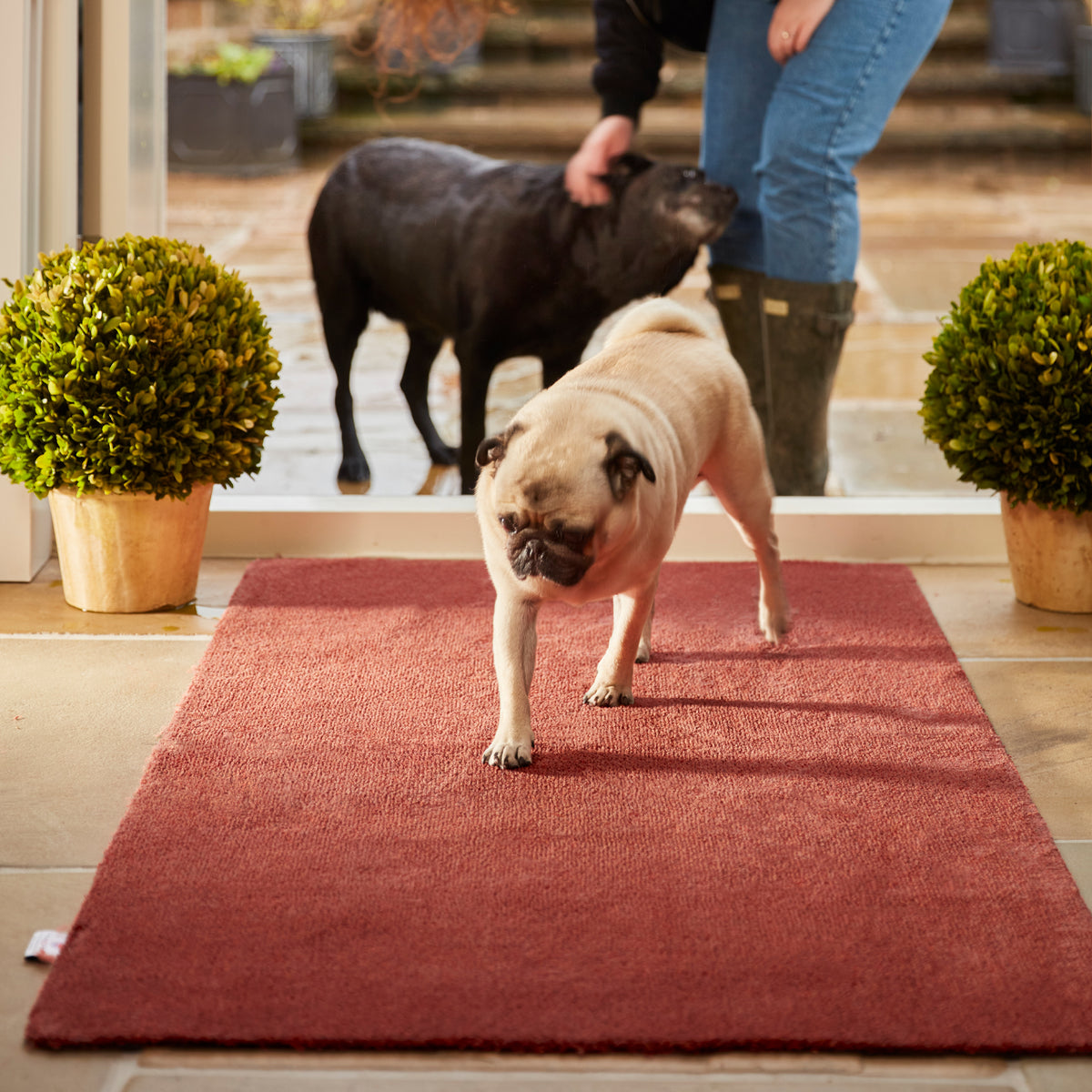 Hug Rug Red Hug Rug - Plain Terracotta - Phoenox Textiles