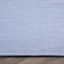 Hug Rug Woven Plain Rug Denim Blue