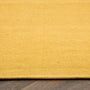 Hug Rug Woven Plain Rug Gold