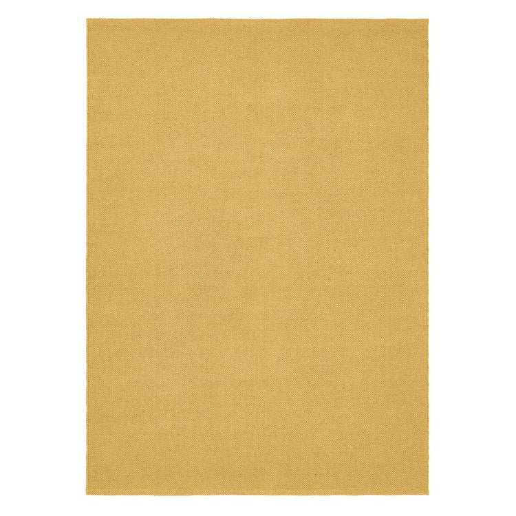 Hug Rug Woven Plain Rug Gold