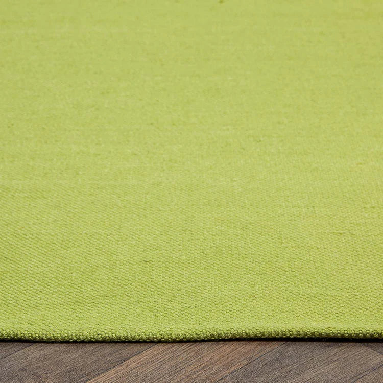 Hug Rug Woven Plain Rug Green