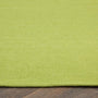 Hug Rug Woven Plain Rug Green