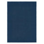 Hug Rug Woven Plain Rug Navy