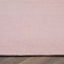 Hug Rug Woven Plain Rug Rose