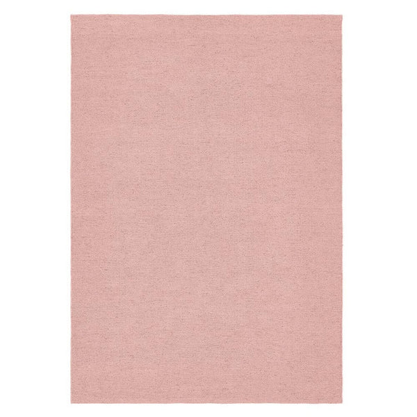 Hug Rug Woven Plain Rug Rose