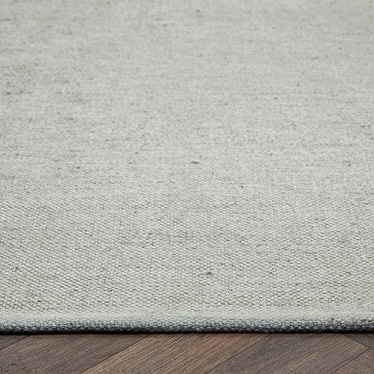 Hug Rug Woven Plain Rug Sky Grey