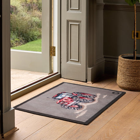 Hug Rug Red Farmyard Tractor