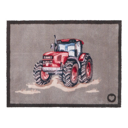 Hug Rug Red Farmyard Tractor
