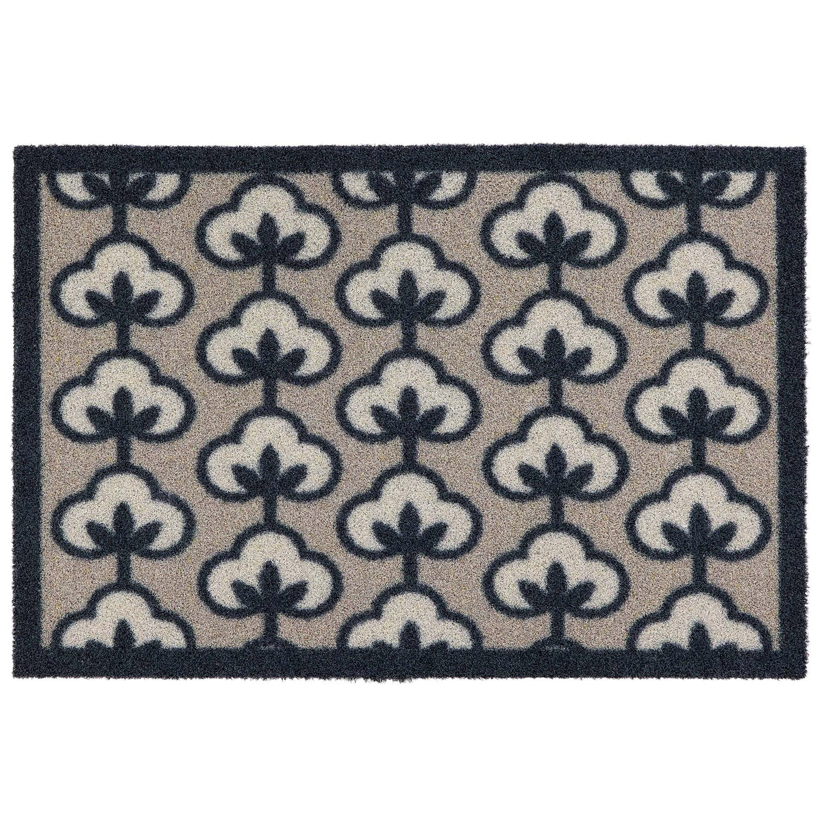 Hug Rug Outdoor Retro Flower Neutral