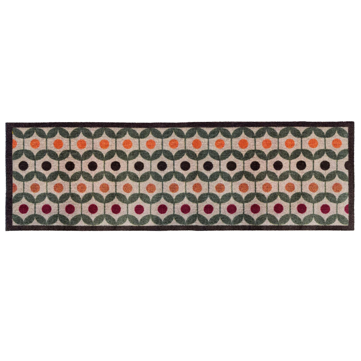 My Mat Nylon Indoor Pattern Retro Geo Earth