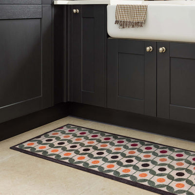 My Mat Nylon Indoor Pattern Retro Geo Earth