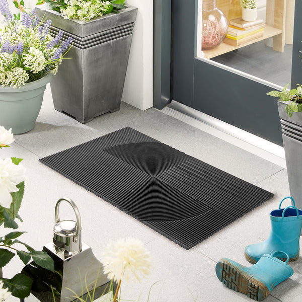 My Mat Reversible Rubber Curve Doormat