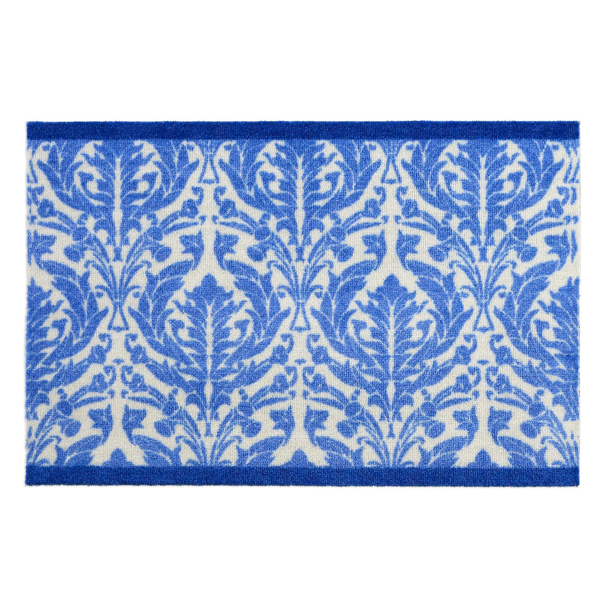 Dip & Drip Nylon Printed Bathroom Royal Blue Damask