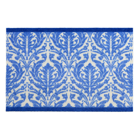 MadeNorth Nylon Printed Bathroom Royal Blue Damask