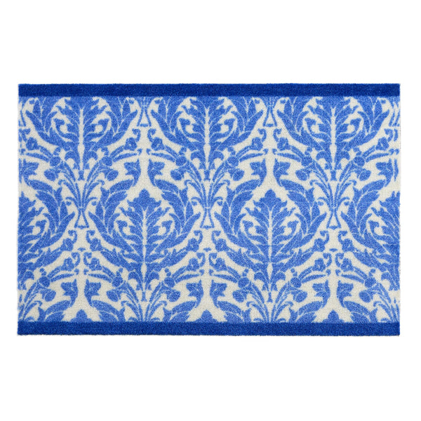 Dip & Drip Nylon Printed Bathroom Royal Blue Damask