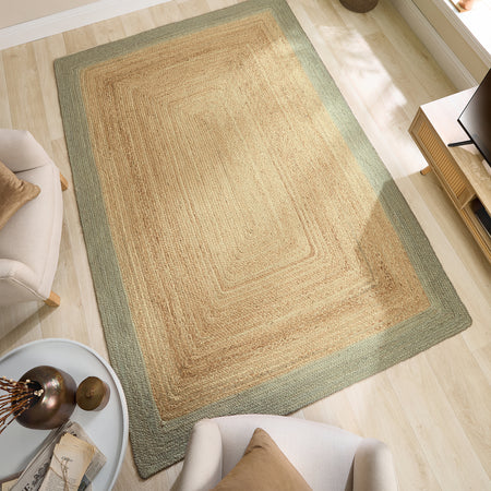 Origins Jute Border Sage Green