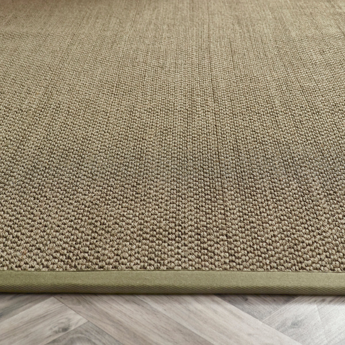 Origins Sisal Sage Green with Sage Green Border