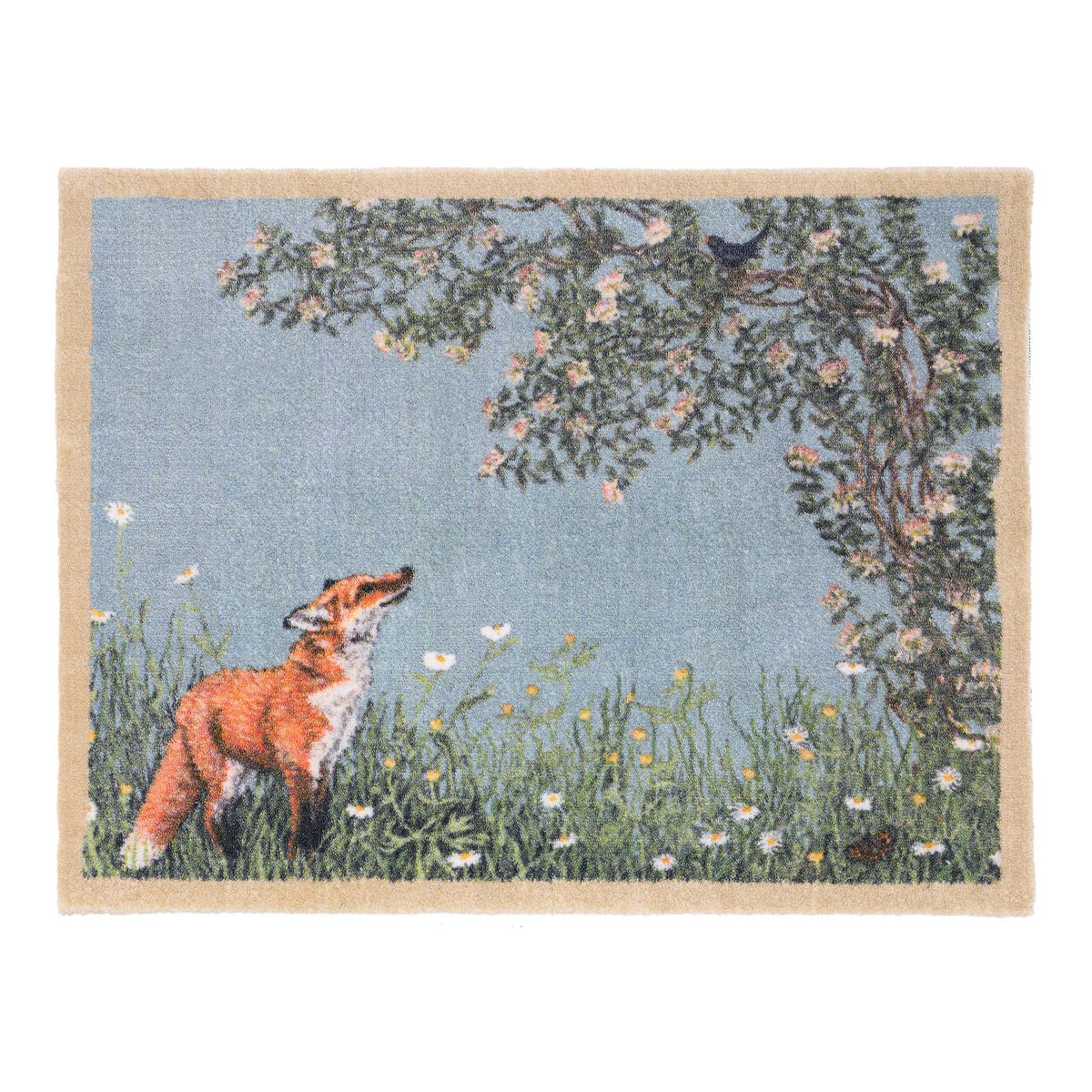 Hug Rug X Sally Swannell Fox & Black Bird