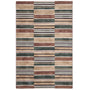 Hug Rug Eco-Washable Savanna Stripe- 100% recycled content washable rug featuring stripes. 