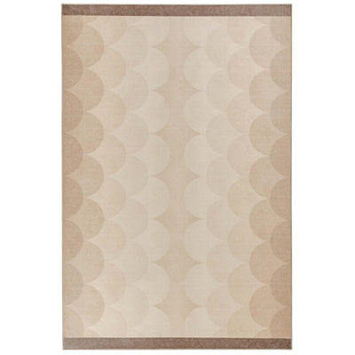 Hug Rug x Livingetc Eco-Washable Scalloped Ombre Natural