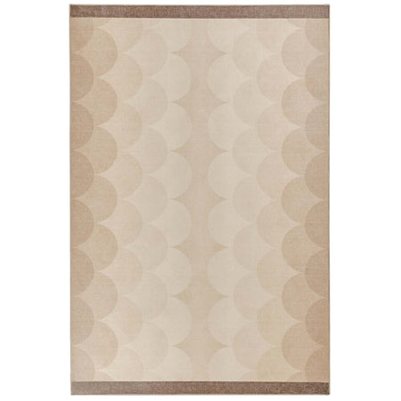 Hug Rug x Livingetc Eco-Washable Scalloped Ombre Natural