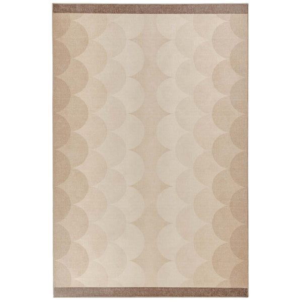 Hug Rug x Livingetc Eco-Washable Scalloped Ombre Natural